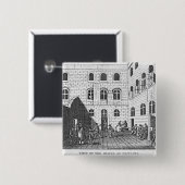 Ansicht des Inneres von Newgate, 1809 Button (Vorne & Hinten)