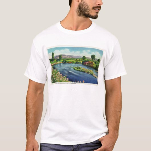 Ansicht des Israel-Flusses u. des Präsidenten T-Shirt (Vorderseite)