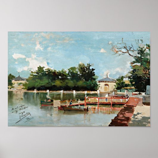 Ansicht des Jetty | Joaquín Sorolla Poster (Vorne)