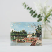 Ansicht des Jetty | Joaquín Sorolla Postkarte (Stehend Vorderseite)