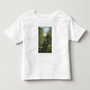 Ansicht des Kahlkopf-Klippen-Spaltes Kleinkind T-shirt