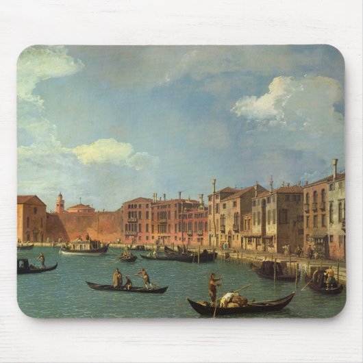 Ansicht des Kanals von Santa Chiara, Venedig Mousepad (Vorne)