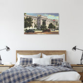 Ansicht des KERN Landkreis Court House Leinwanddruck (Insitu (Schlafzimmer))