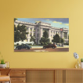 Ansicht des KERN Landkreis Court House Leinwanddruck (Insitu (Wohnzimmer))