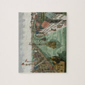 Ansicht des Kettel Tors in Delft (Stich) Puzzle (Vertikal)