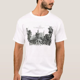 Ansicht des Kiosks bei Rembouillet, von 'Jardins T-Shirt