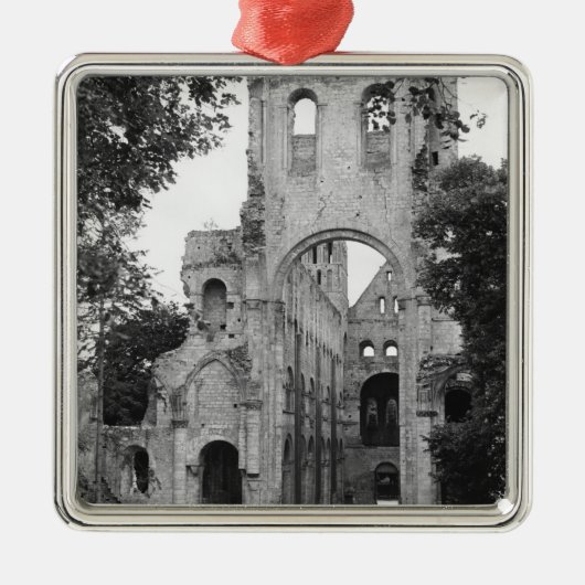 Ansicht des Kircheninnenraums, c.1052-67 Silbernes Ornament (Vorne)