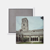 Ansicht des Klosters Magnet (Vorderseite/Rückseite)