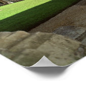 Ansicht des Klosters Poster (Ecke)