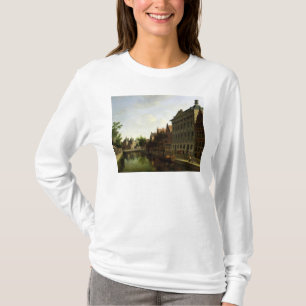 Ansicht des Kloveniersburgwal in Amsterdam T-Shirt