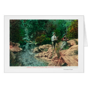 Ansicht des Kojote-Nebenflusses an Gilroy heißen