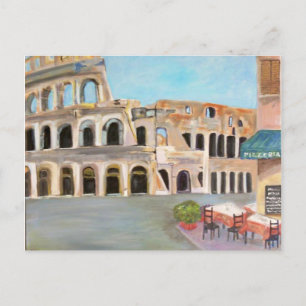 Ansicht des Kolosseums - Postkarte