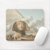 Ansicht des Kopfes der Sphinxes und der Pyramide Mousepad (Mit Mouse)