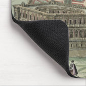 Ansicht des Landhauses Farnese und der Gärten, von Mousepad (Ecke)