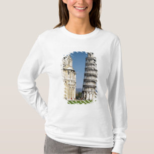 Ansicht des lehnenden Turms T-Shirt