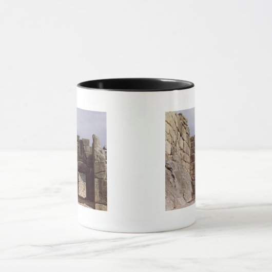 Ansicht des Löwe-Zugangs Tasse (Zentrum)