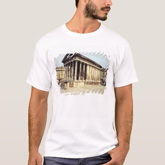 Ansicht des Maison Carree, c.19 BC T-Shirt (Vorderseite)