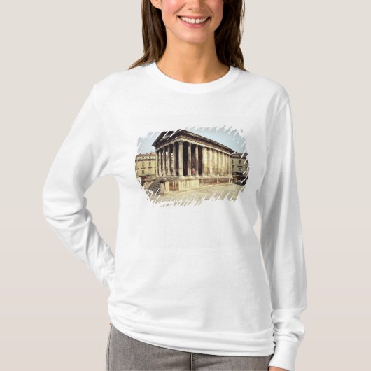 Ansicht des Maison Carree, c.19 BC T-Shirt (Vorderseite)