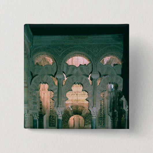Ansicht des maqsura und des Mihrab Button (Vorderseite)