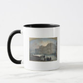 Ansicht des Mariinsky Palastes in Winter, 1863 Tasse (Links)