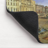 Ansicht des Marktplatzes Navona, Rom Mousepad (Ecke)