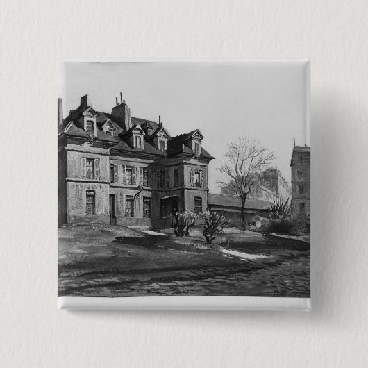 Ansicht des Maternite Port-Royal, 1905 Button (Vorderseite)