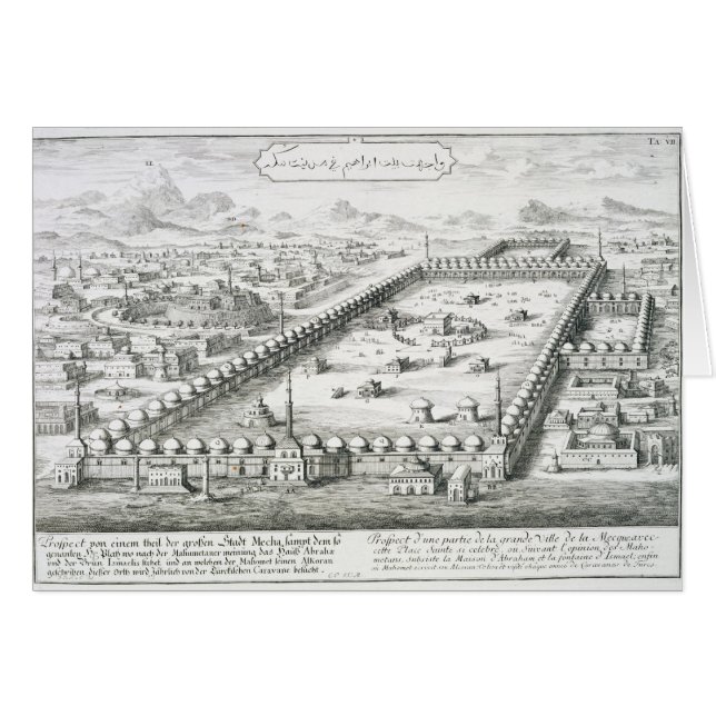 Ansicht des Mekkas, von 'Entwurf einer (Vorderseite (Horizontal))