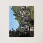 Ansicht des mittelalterlichen Dorfs (Foto) Puzzle (Vertikal)