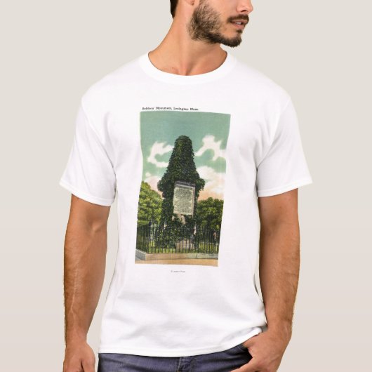 Ansicht des Monuments der Soldaten T-Shirt (Vorderseite)