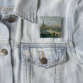 Ansicht des Moskaus der Kreml, 1840's Button (Beispiel)
