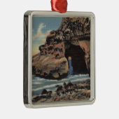 Ansicht des natürlichen Bogens, Smaragdbucht Silbernes Ornament (Rechts)