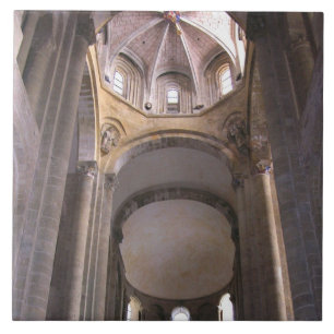 Ansicht des Nave, c.1050 (Foto) Fliese
