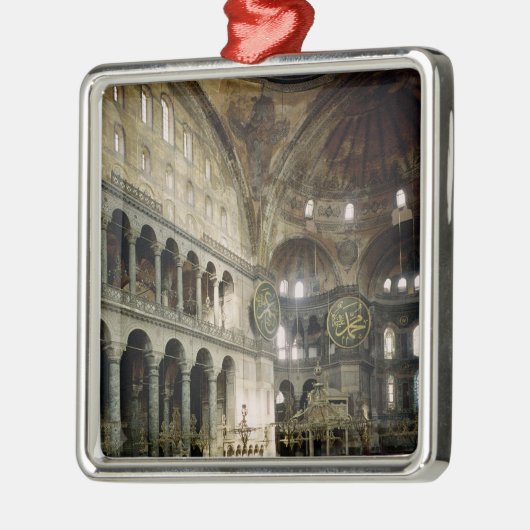 Ansicht des Nave Silbernes Ornament (Links)