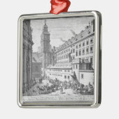 Ansicht des neuen Observatoriums im Jesuit Silbernes Ornament (Links)