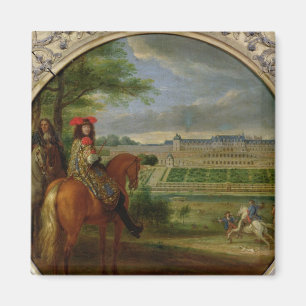 Ansicht des neuen Palastes von Heilig-Germain Magnet