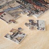 Ansicht des Nordens von Wien mit dem Schlos Hernal Puzzle (Seite)