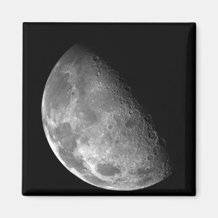 Ansicht des Nordpols des Mondes Magnet