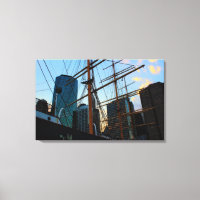 Ansicht des NYC vom South Street Seaport