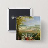 Ansicht des Orangerie in Versailles, nach 1697 Button (Vorne & Hinten)