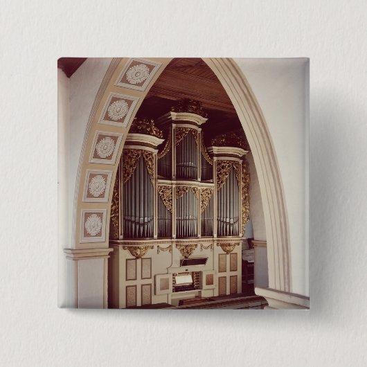 Ansicht des Organs in der Kirche bei Rotha Button (Vorderseite)