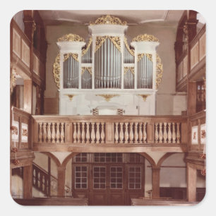 Ansicht des Organs Quadratischer Aufkleber