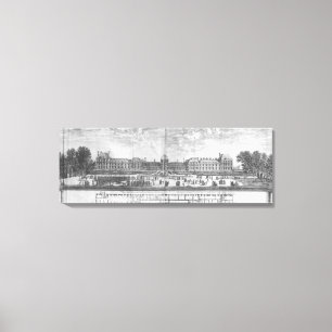 Ansicht des Palais DES Tuileries von den Gärten Leinwanddruck