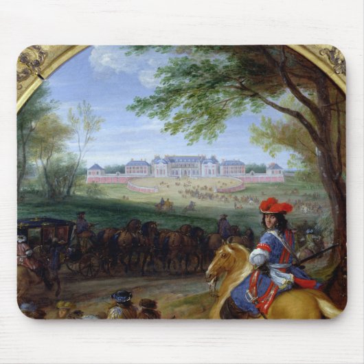 Ansicht des Palastes von Versailles im Jahre 1669 Mousepad (Vorne)