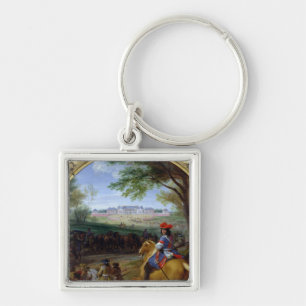Ansicht des Palastes von Versailles im Jahre 1669 Schlüsselanhänger
