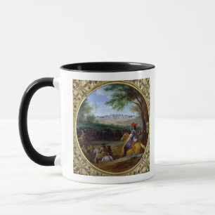 Ansicht des Palastes von Versailles im Jahre 1669 Tasse