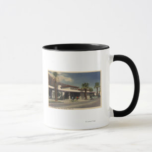 Ansicht des Palm Springs-Hotels Tasse