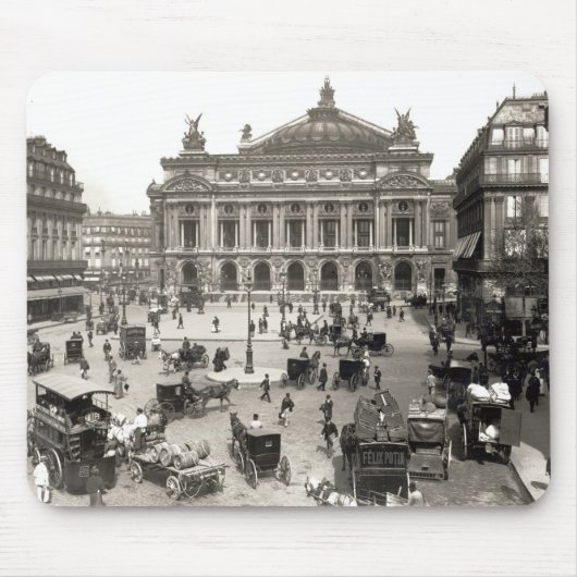Ansicht des Paris-Opernhauses, 1890-99 Mousepad (Vorne)