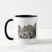 Ansicht des Paris-Opernhauses, 1890-99 Tasse (Links)