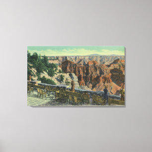 Ansicht des Parks Leinwanddruck