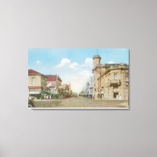 Ansicht des Parks StreetAlameda, CA Leinwanddruck